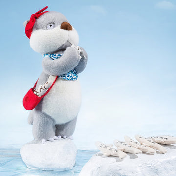 Otter Stuffed Animal Plush Toy with Movable Joints, Otter Plushies